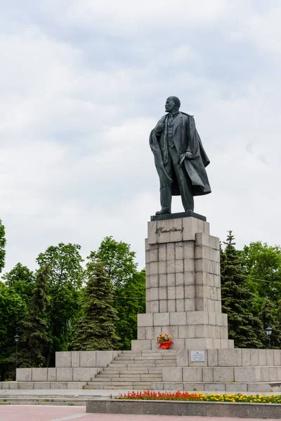 Pomnik Lenina Uljanowsk Powstała Kwietnia 1940 Placu Lenina Jego Autor — Zdjęcie stockowe