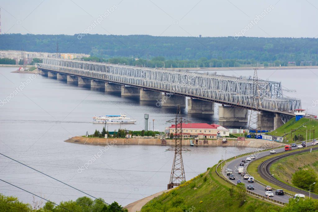 Ульяновск Фото Моста Через Волгу