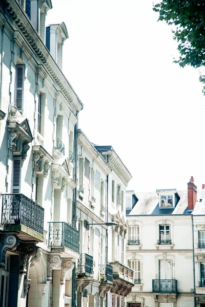 Street View Παλιά Γαλλική Πόλη Την Παραδοσιακή Αρχιτεκτονική — Φωτογραφία Αρχείου