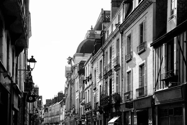 Tursos França Agosto 2018 Vista Rua Arquitetura Edifícios Tradicionais Franceses — Fotografia de Stock