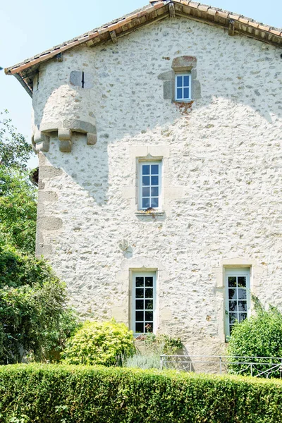 Poitiers Francia Agosto 2018 Castello Tradizionale Francese Vista Esterna Con — Foto Stock