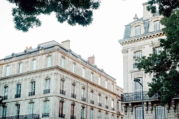 Cityscape Bordeaux Com Arquitetura Clássica Francesa — Fotografia de Stock
