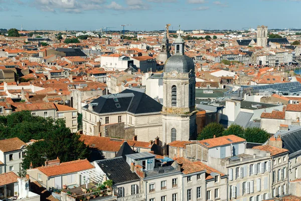 Rochelle Old City Viewed High Point Lots Tiled Roofs Stock Photo