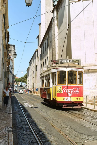 포르투갈 리스본 2019 도시의 거리에 빈티지 — 스톡 사진