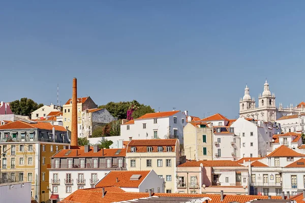리스본 포르투갈 2019 모습으로 중심을 바라봄 — 스톡 사진