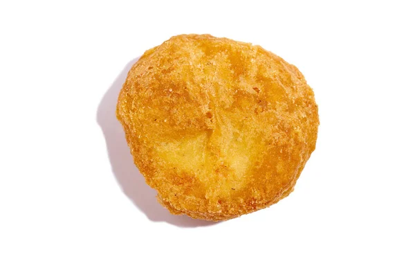 Chicken Nugget Isoliert Auf Weißem Hintergrund Fast Junk Food Konzept — Stockfoto