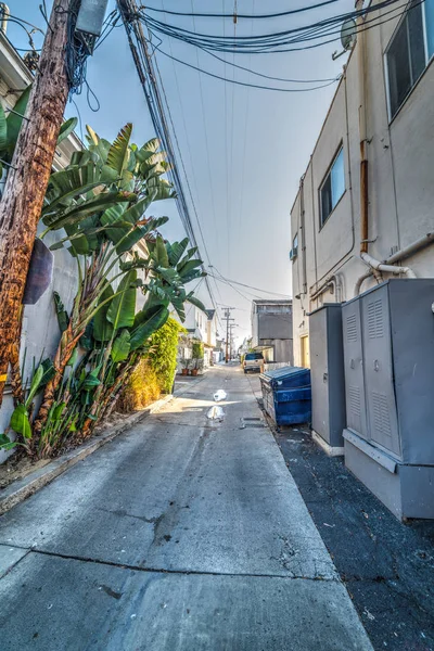 Backstreet Vazio Los Angeles Califórnia — Fotografia de Stock