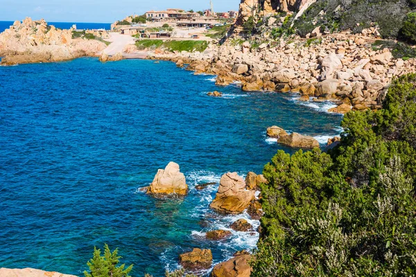 Rocks Blue Sea Costa Paradiso Sardinia Italy — Stock Photo, Image