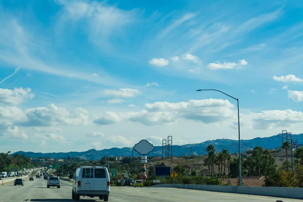 Ruch Interstate Południe Southern California Stany Zjednoczone Ameryki — Zdjęcie stockowe