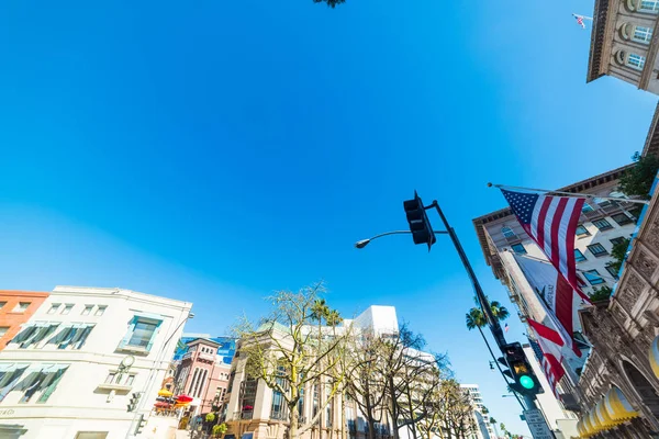 Heldere Hemel Beverly Hills Los Angeles Californië Verenigde Staten — Stockfoto