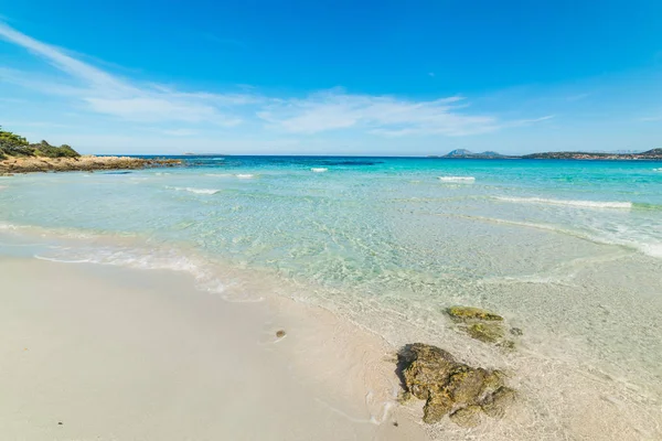 Bílý Písek Rena Bianca Pobřeží Costa Smeralda Sardinie Itálie — Stock fotografie