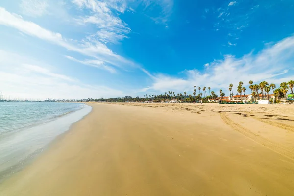 Stearns Wharf Beach Santa Barbara Southern California Amerikai Egyesült Államok — Stock Fotó
