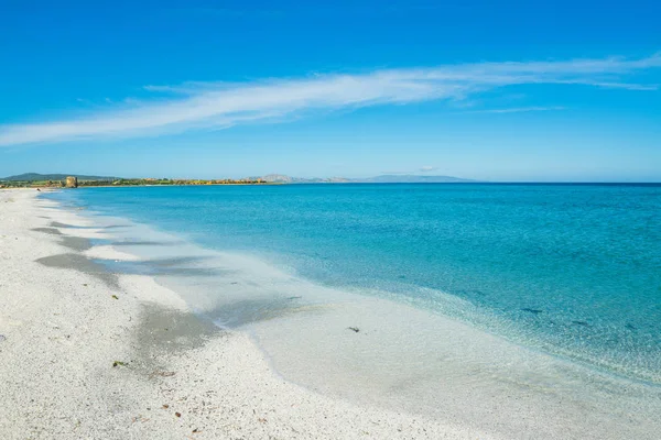 Tyrkysové Vody Stintino Pobřeží Sardinie Itálie — Stock fotografie