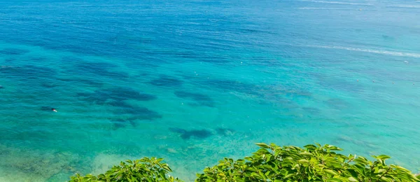 Woman Snorkeling Alone Marina Grande Beach Capri Island Campania Italy — Stock Photo, Image