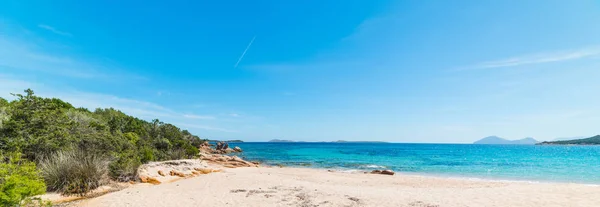 Liscia Ruja Beach Sunny Day Sardinia Italy — Stock Photo, Image