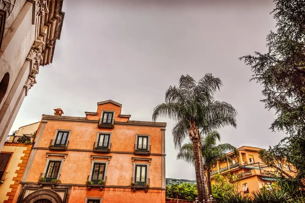 Edificios Elegantes Mundialmente Famoso Sorrento Campania Italia — Foto de Stock