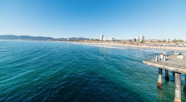 Santa Monica Usa November 2016 Menschen Einem Sonnigen Tag Santa — Stockfoto