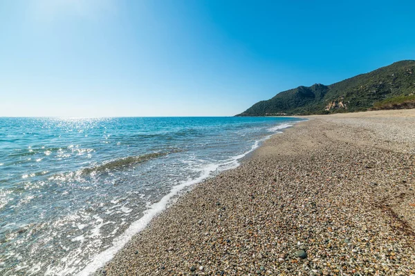 Calhaus Mar Azul Costa Perdepera Sardenha Itália — Fotografia de Stock