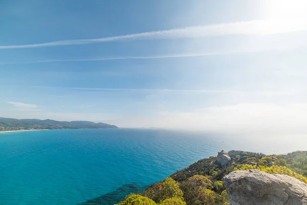 Blue Sky Porto Giunco Villasimius Sardinia Italy — Stock Photo, Image