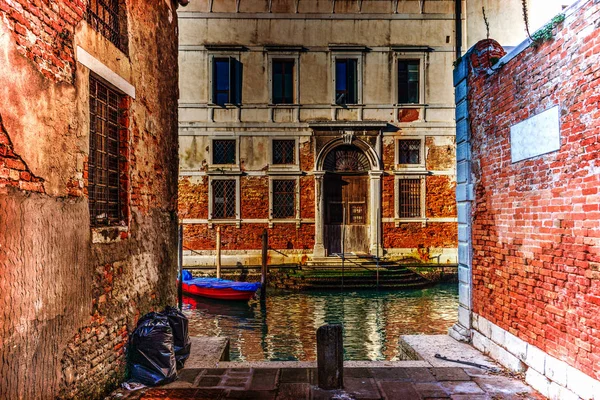 Мальовничий Куточок Світі Знаменитий Венеція Італія — стокове фото