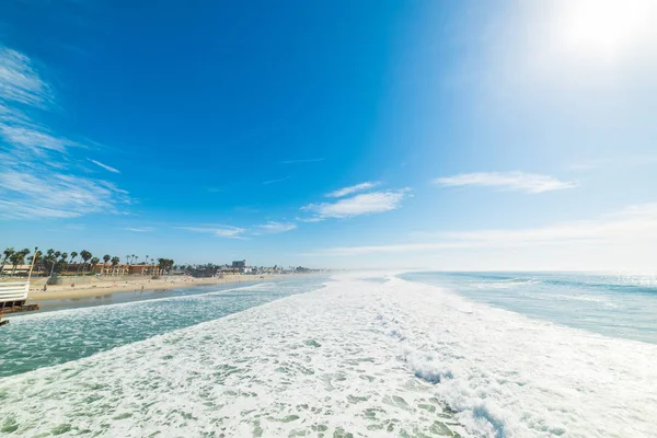 Colorful Pacific Beach Shore San Diego Southern California Usa — Stock Photo, Image