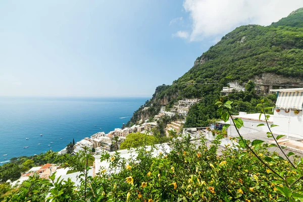 Bela Paisagem Mundialmente Famoso Positano Costa Amalfitana Campania Itália Património — Fotografia de Stock
