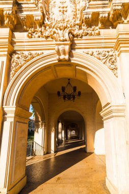 Kemerler Balboa Park, San Diego. Güney Kaliforniya, ABD