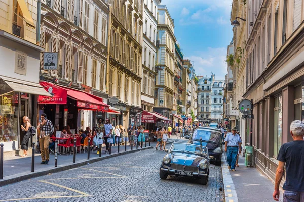 Paříž Francie Července 2018 Malebná Ulice Sousedství Montmartre — Stock fotografie