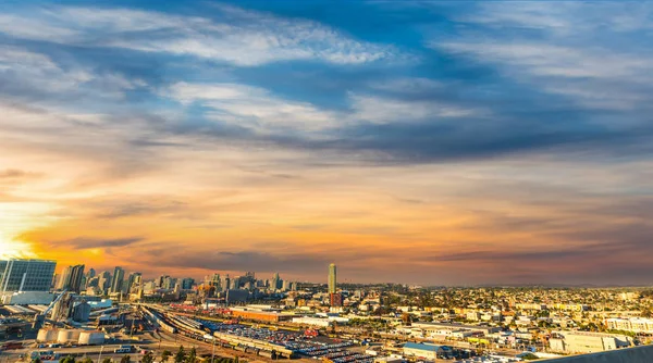 Färgglada Himlen Över San Diego Vid Solnedgången Södra Kalifornien Usa — Stockfoto
