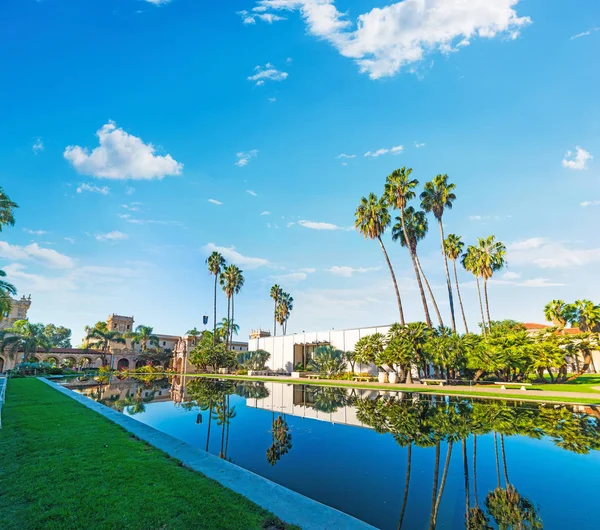 Parque Balboa Sob Céu Nublado San Diego Sul Califórnia Eua — Fotografia de Stock