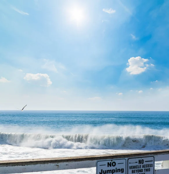 Ondas Pacific Beach San Diego Sul Califórnia Eua — Fotografia de Stock