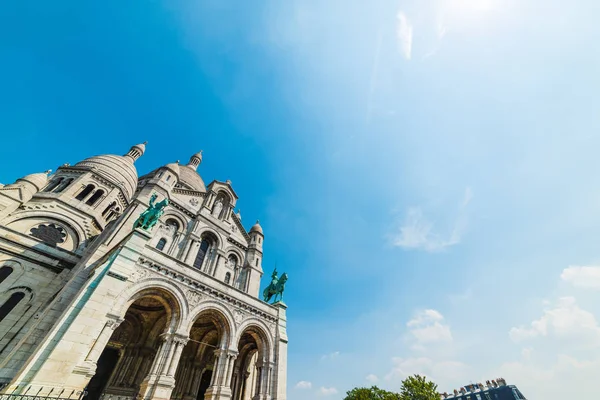 Svět Slavná Katedrála Sacré Coeur Montmartru Paříž Francie — Stock fotografie