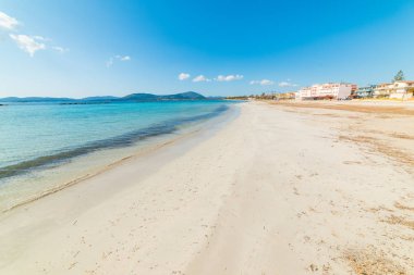 Alghero Lido güneşli bir kış