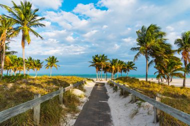Key Biscayne Crandon Park plaj giriş