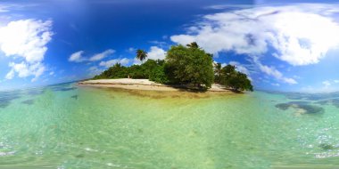 Guadeloupe Beach'te Bois Jolan 360 derece bakış