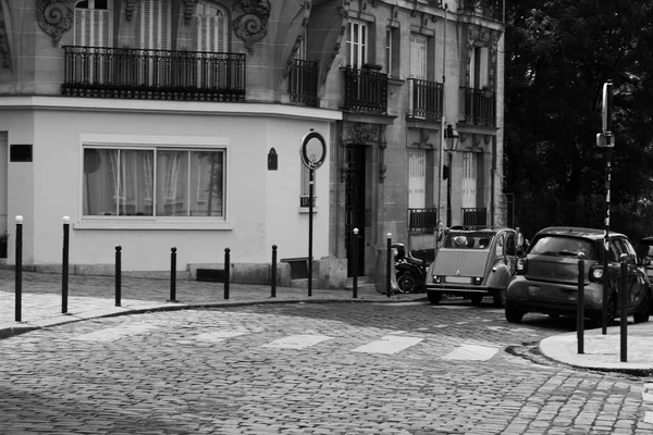 Malebném koutu ve čtvrti Montmartre — Stock fotografie