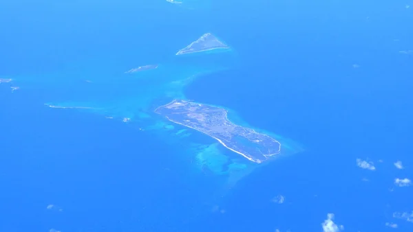 綿ケイ、ソルトキー島壮大なトルコ人の島の空中写真 — ストック写真