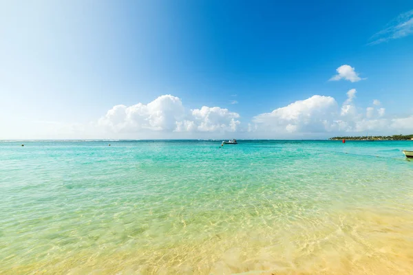 Guadeloupe Sainte Anne plajda renkli kıyı