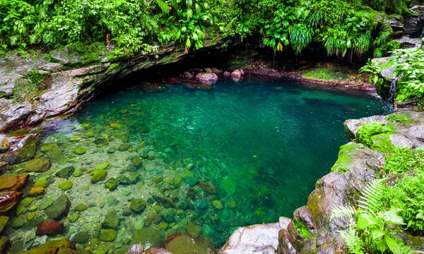 Bassin Paradise lagoon in Guadeloupe — Stock Photo, Image