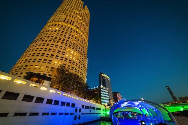 Renkli Tampa nehir gece yürüyüş