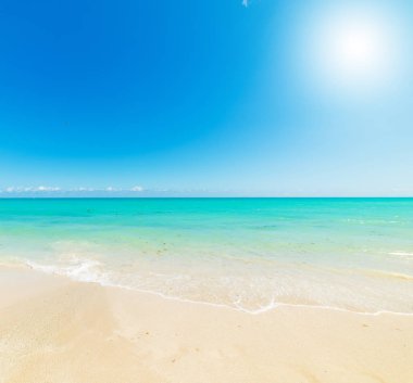 Miami Beach kıyısında parlayan güneş