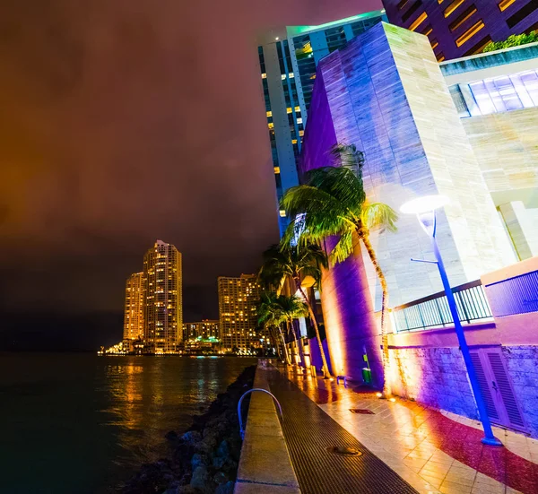 Noční procházka po Miami — Stock fotografie