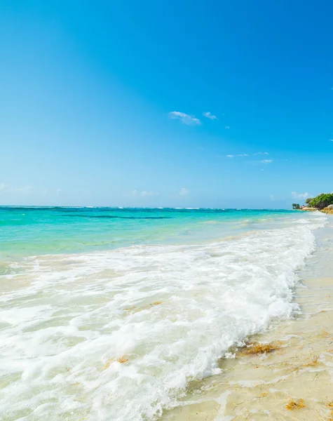 Маленька хвиля і Синє небо в Ізюм пляж Clairs — стокове фото