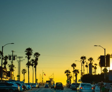 venice Beach günbatımı
