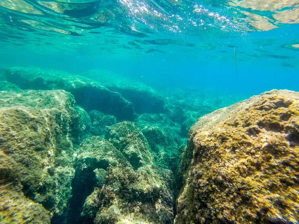 Clear water and rocks in Sardinia — Stock Photo, Image