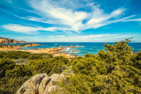 Pantai Berbatu Sardinia Italia — Stok Foto