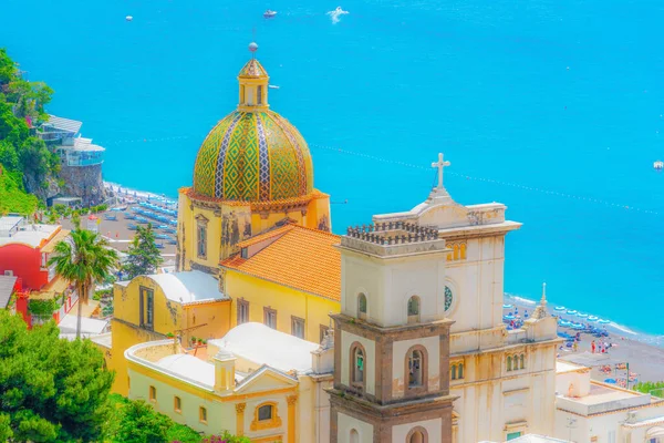 날아름다운 타노의 이탈리아 아말피 — 스톡 사진