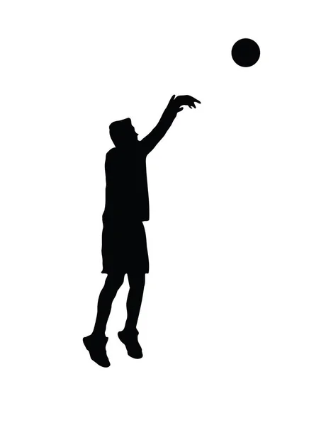 Lefty Basketball Player Shooting White Background — Stock Photo, Image