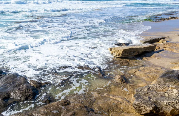 Rivage Rocheux Castelsardo Par Une Journée Ensoleillée Sardaigne Italie — Photo