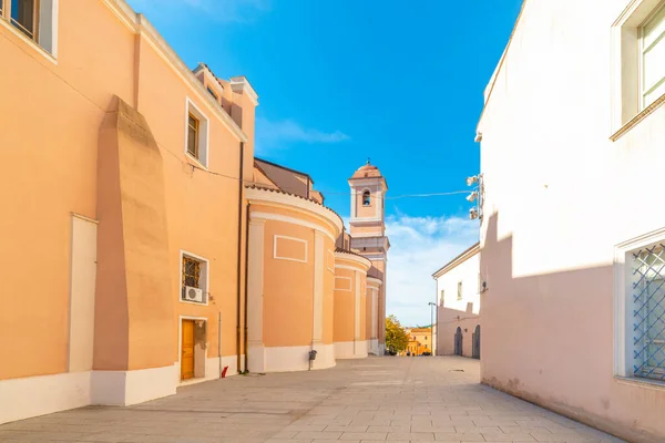 Katedra Santa Maria Della Neve Słoneczny Dzień Nuoro Sardynia — Zdjęcie stockowe